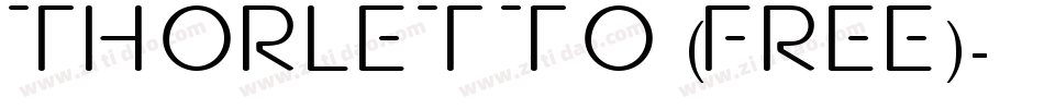 Thorletto (free)字体转换